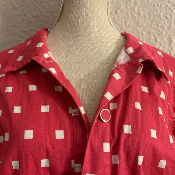Women’s CJ Banks hot pink button down jacket - Picture 2 of 6